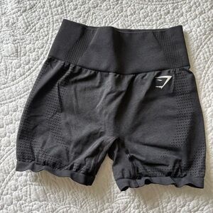 Black Women's Gymshark Athletic Shorts